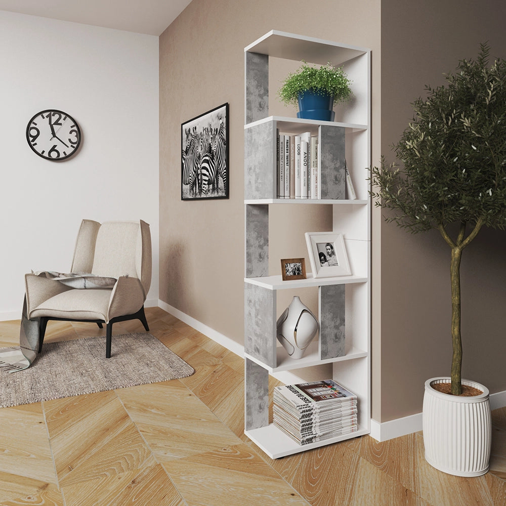 Vicco Divisorio per ambienti Cemento/Bianco 45 x 162.6 cm