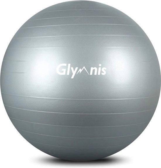 palla di allenamento per seduta 55cm 65cm 75cm grande palla di Pilates inclusa pompa di aria robusta peso massimo di 300kg per allenamento in casa ufficio