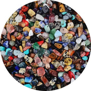 Collezione di Pietre Chips Multicolori - Edelstielle Irregolari per Gioielleria Artigianale e Bracciali - 5-8 mm, 400 pezzi
