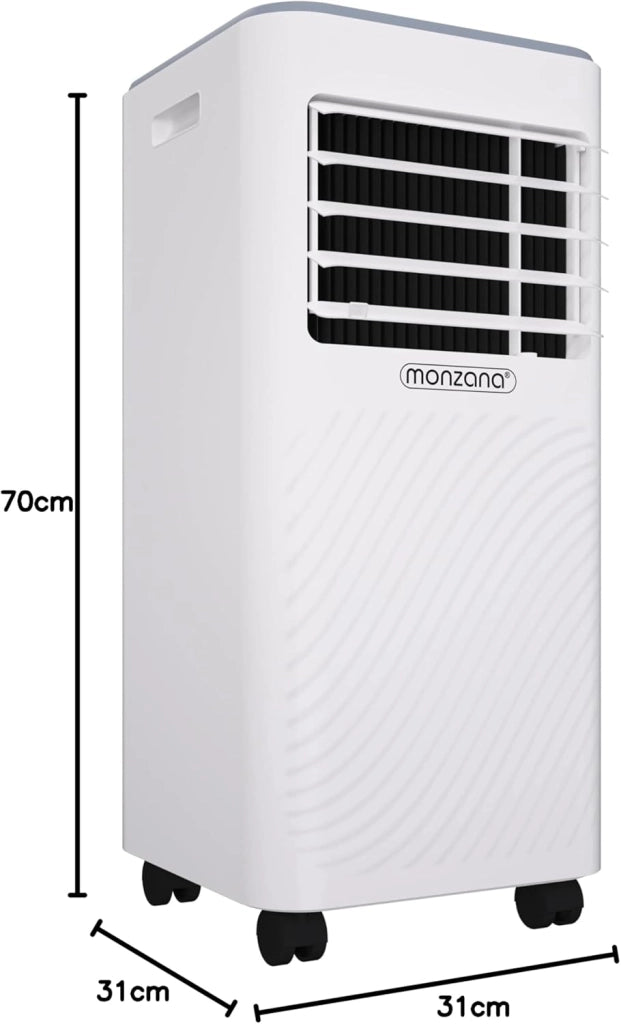® Condizionatore d'Aria Mobile 7000BTU 3in1 750W Timer Telecomando Deumidificatore Climatizzatore Raffreddatore