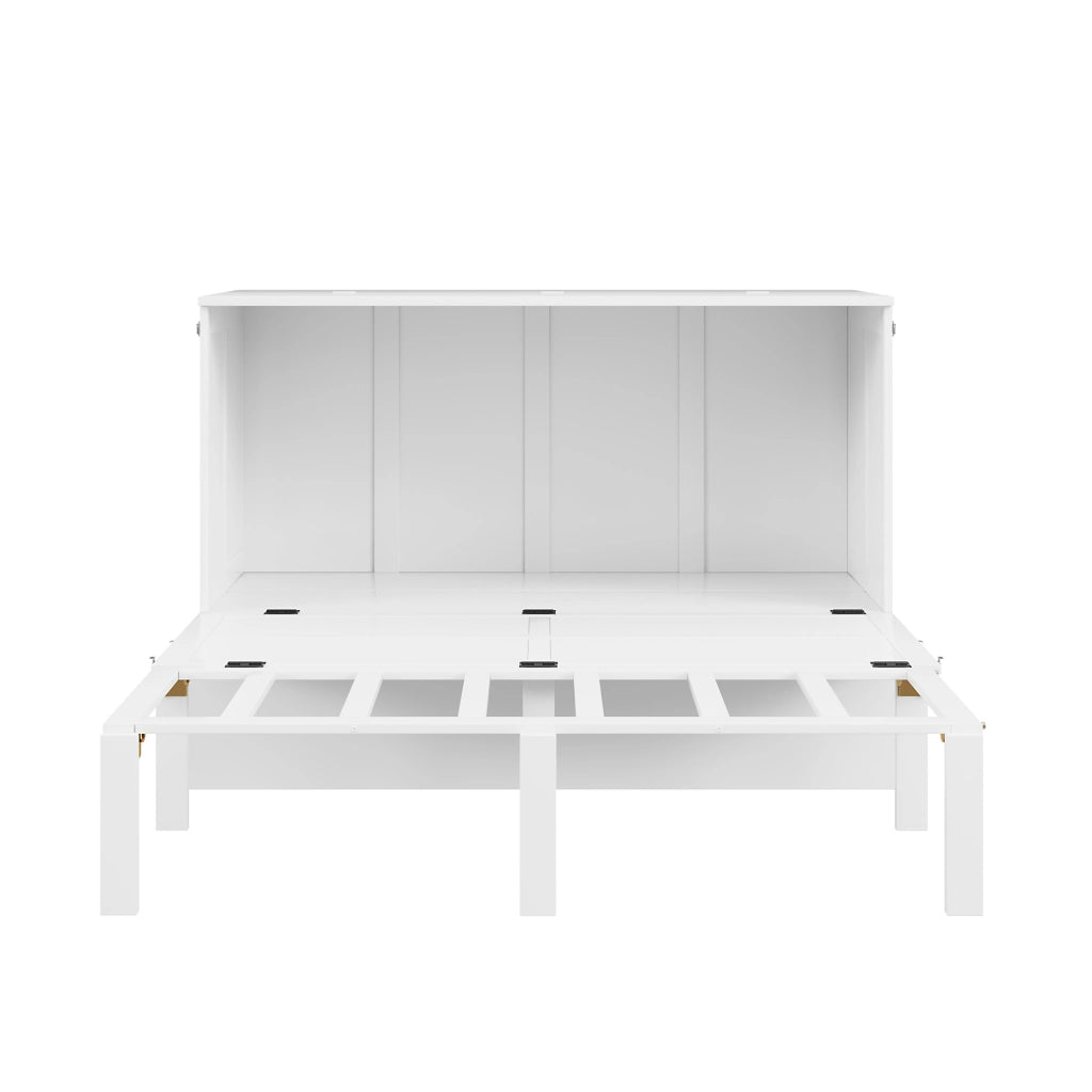 Letto a scomparsa 140x200 cm pieghevole verticale in legno