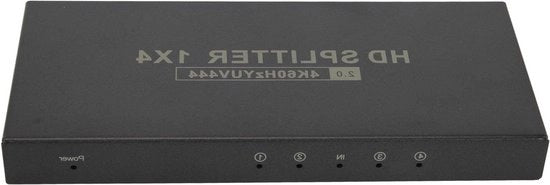 Commutatore HDMI 1x4 4K 60Hz 18Gbps HDCP2.2 RGB444 - Divisore HDMI UHD per PS4 PC Box TV - Hub Switch Box 4 Porte HDMI - Presa di rete EU.