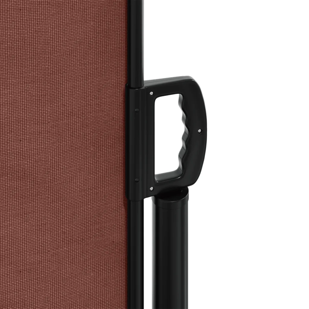 Tenda da Sole Laterale Retrattile-Tenda parasole per balcone per giardino Marrone 180x1200 cm 803686