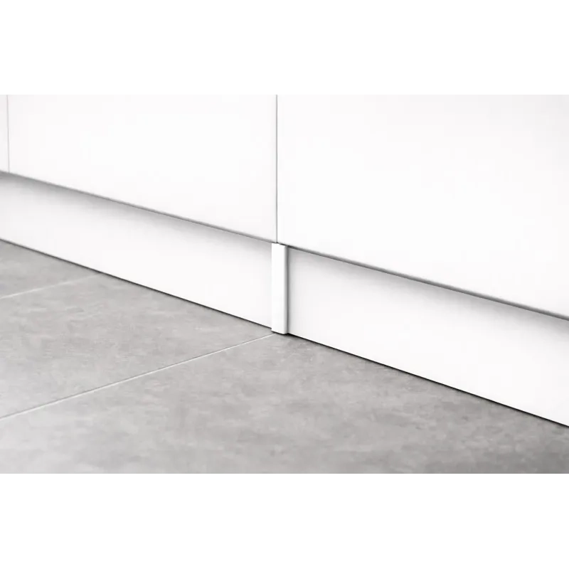 GIUNZIONI PER ZOCCOLO CUCINA CONFEZIONE DA 4 PEZZI H 12 CM BIANCO
