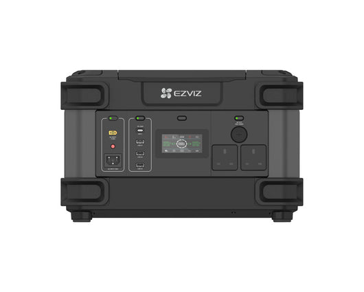 EZVIZ  PS1300, stazione di alimentazione portatile, capacit√† 1324Wh, 6 ingressi, display smart, ricarica con pannello solare (non incluso)
