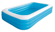 Piscina Gonfiabile da Giardino Rettangolare Con Cuscini 305 x 183 x 56 cm