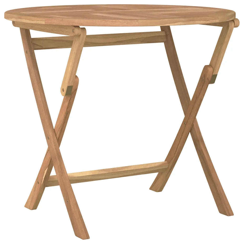 Set da Pranzo per Giardino 5 pz in Legno Massello di Teak 3155017