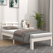 Giroletto Bianco in Legno Massello 90x190 cm Single 814720