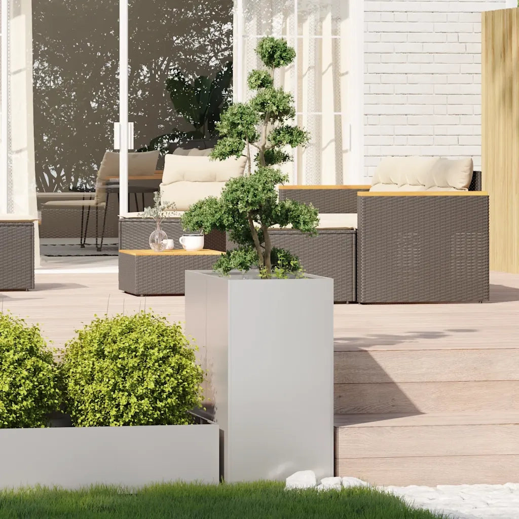 Fioriera 40x80x80 cm in Acciaio Inox