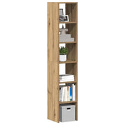 Librerie 2 pz Impilabili Rovere 30x30x80 cm Legno Multistrato 858820