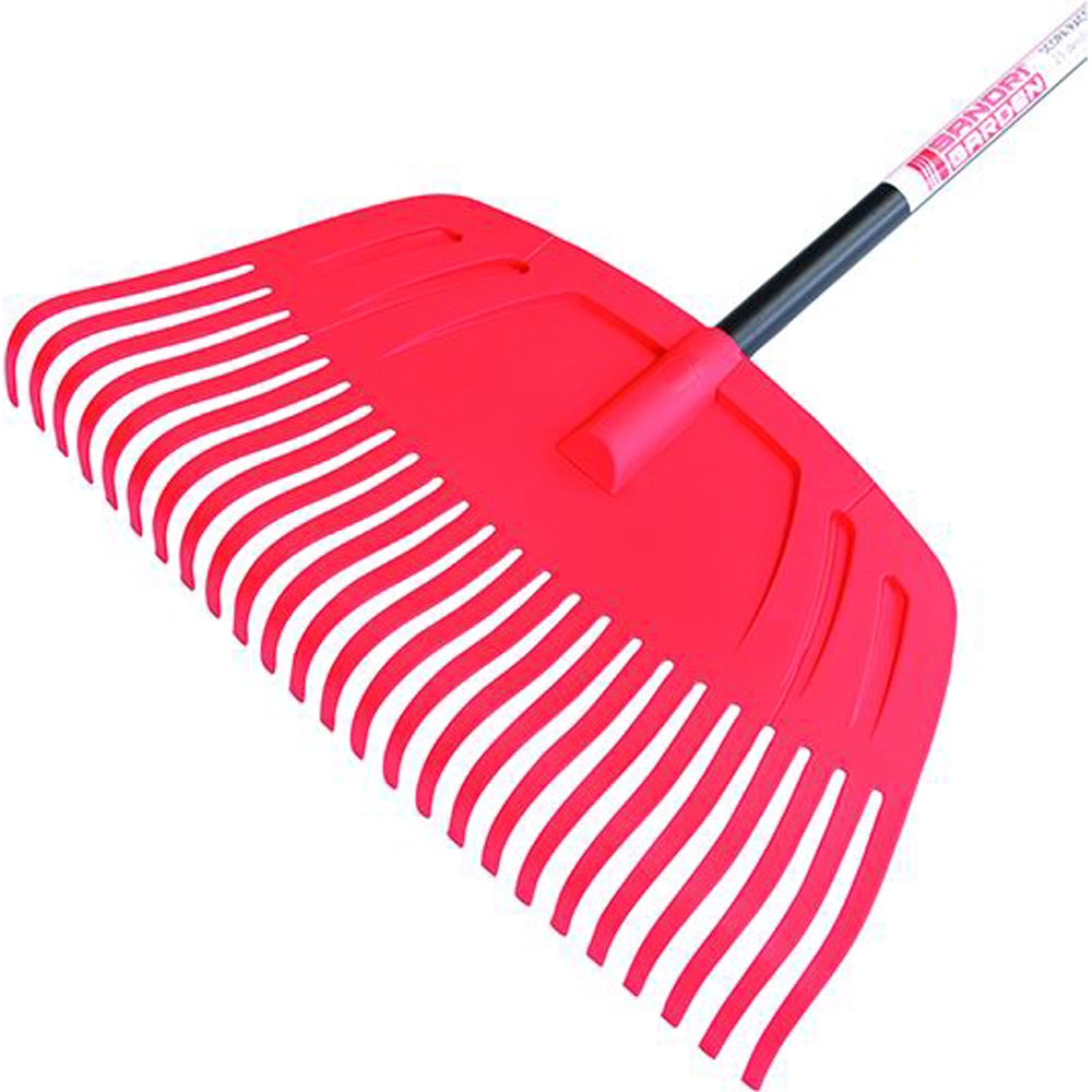 SCOPA RACCOGLI FOGLIE 51cm CON MANICO TESTA IN PP 25 DENTI SG-S10 SANDRIGARDEN