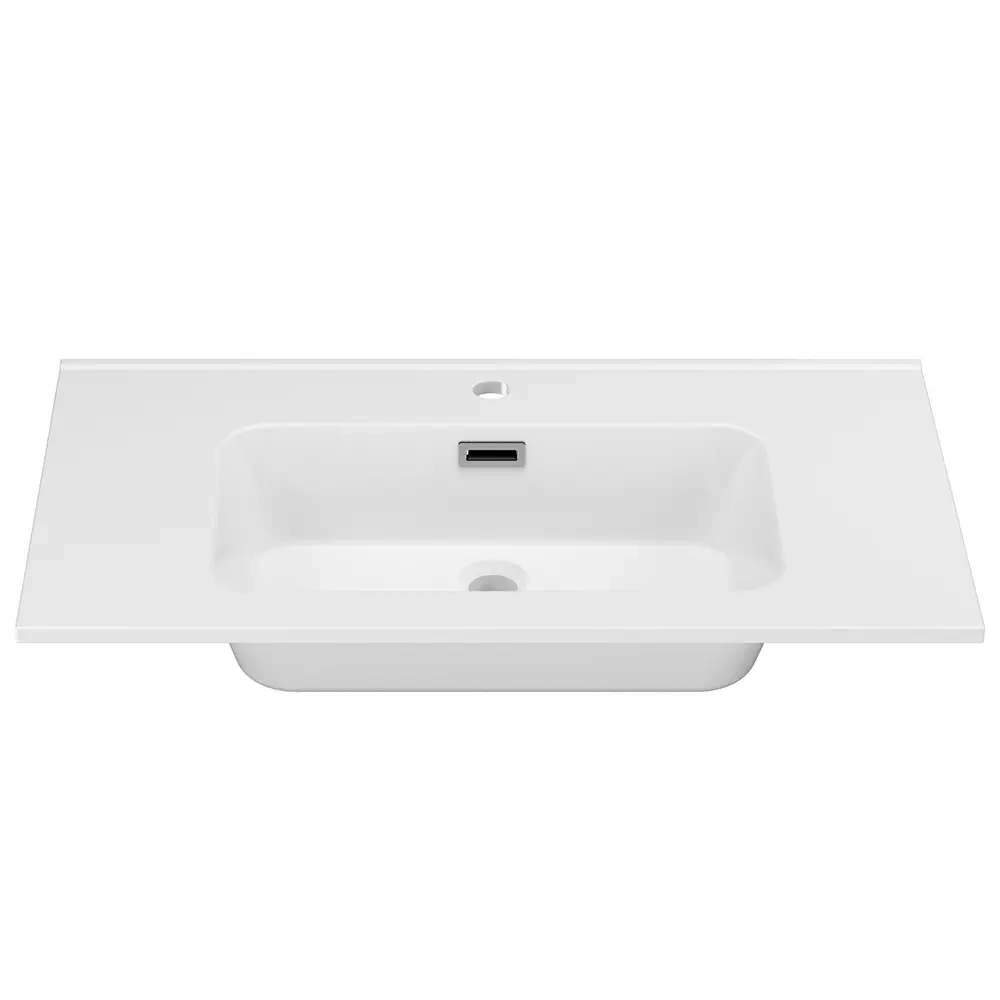 Lavabo da incasso 81x46cm in resina minerale | Vael