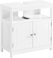 Cassa Sottobaia - Cassa Sottobaia con Armadio - Cassa Sottobaia per Bagno - Cassetto Bagno - Cassa Sottobaia per Wc con Apertura - Cassetto per Wc - 60x60Cm - Bianco