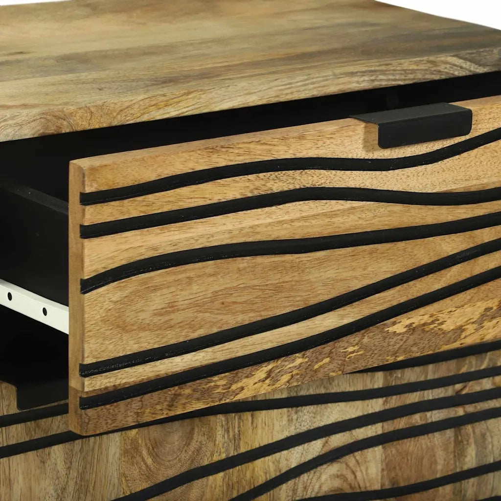 Comodino | Armadio da Notte | Mobiletto da notte Naturale 50 x 33 x 60 cm Legno ingegnerizzato