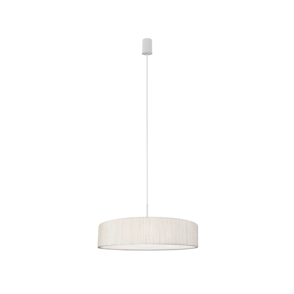 Lampadario a sospensione Nowodvorski Turda crema Ø50 3xE27