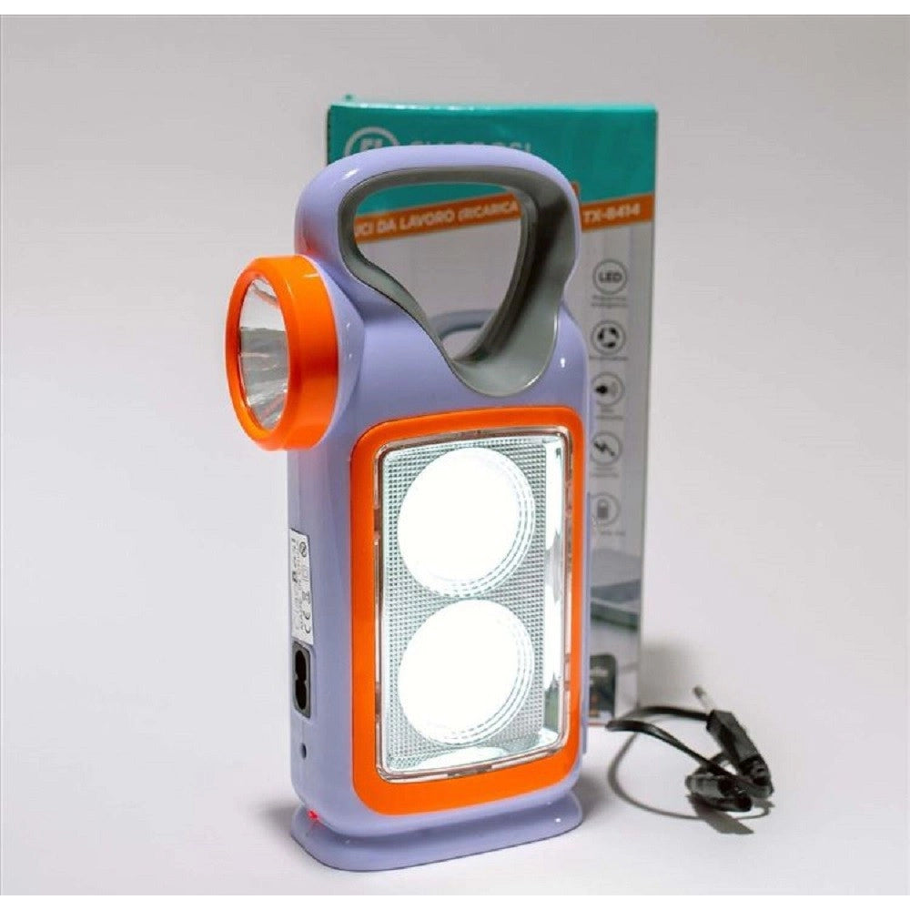 Trade Shop - Lampada Luce Emergenza Batterie Ricaricabile 1w Torcia Led Carica Solare Tx-8414 -