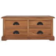 Tavolino da Salotto 68x68x30 cm in Legno Massello di Teak 286274