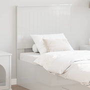Testiera con testiera Bianco Lucido 75 cm Legno multistrato 887829
