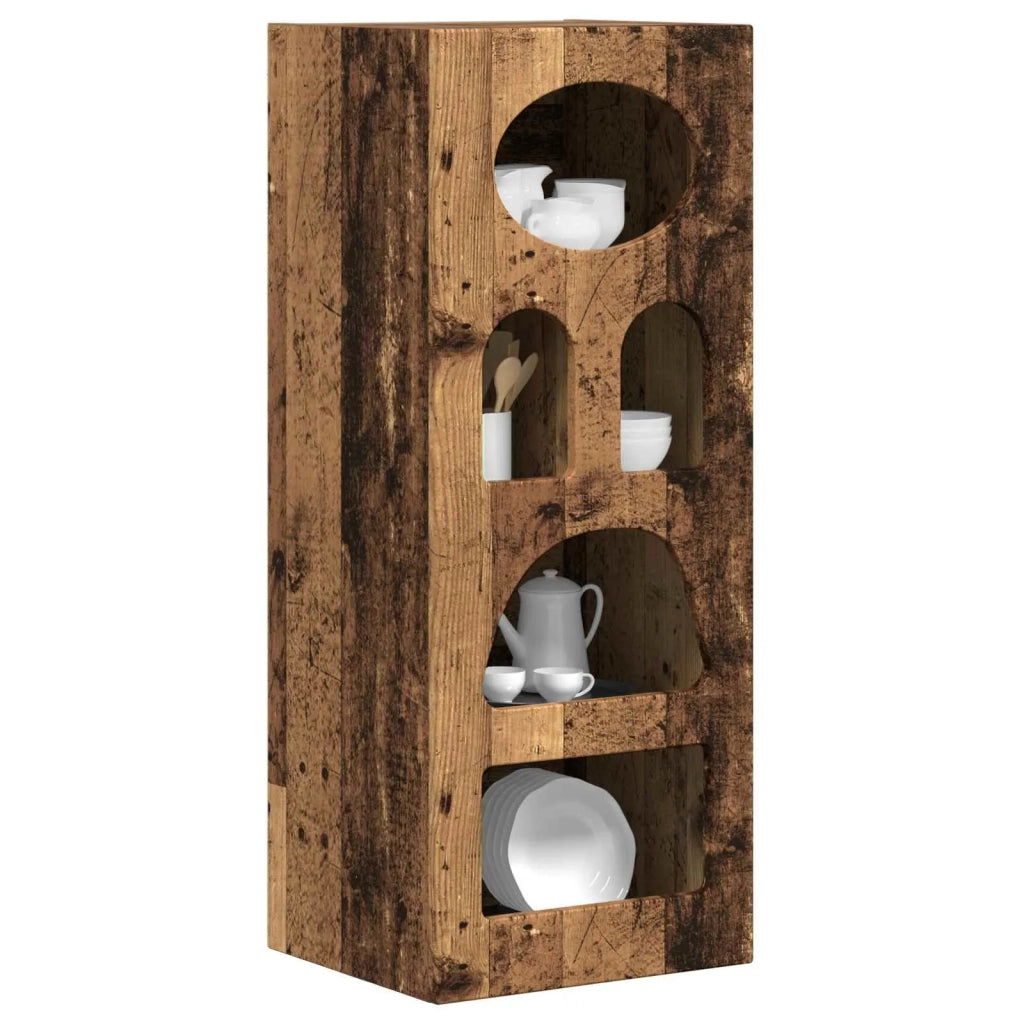 Credenza | Madia | Buffet da pranzo | Armadio da pranzo Legno vecchio 40 x 35 x 100,5 cm Legno multistrato