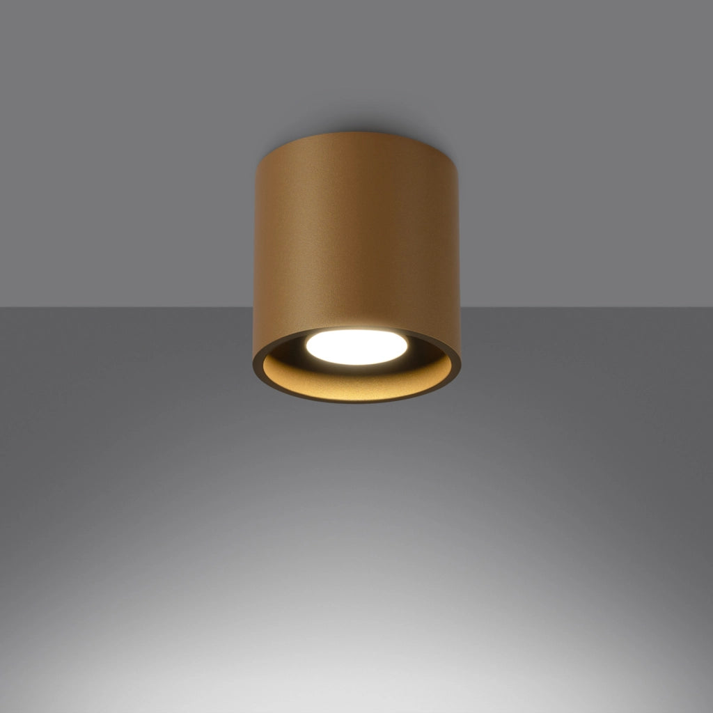 Spot soffitto tondo oro Ø10 10W GU10 RONDEO Pure Lume