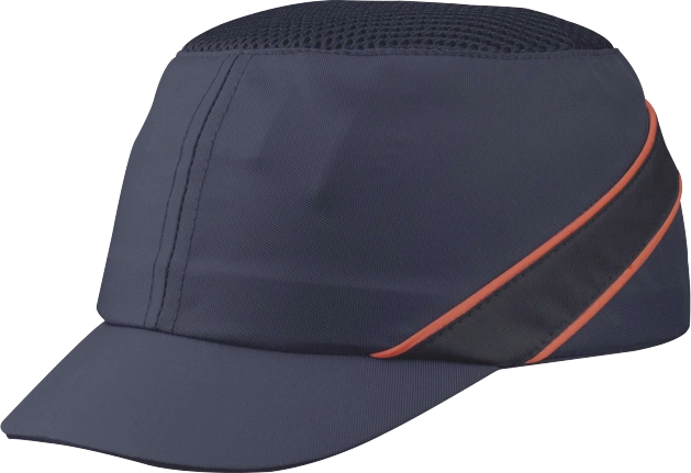 Deltaplus CASCHETTO ANTI-URTO AIR COLTAN Col. Blu/Arancio
