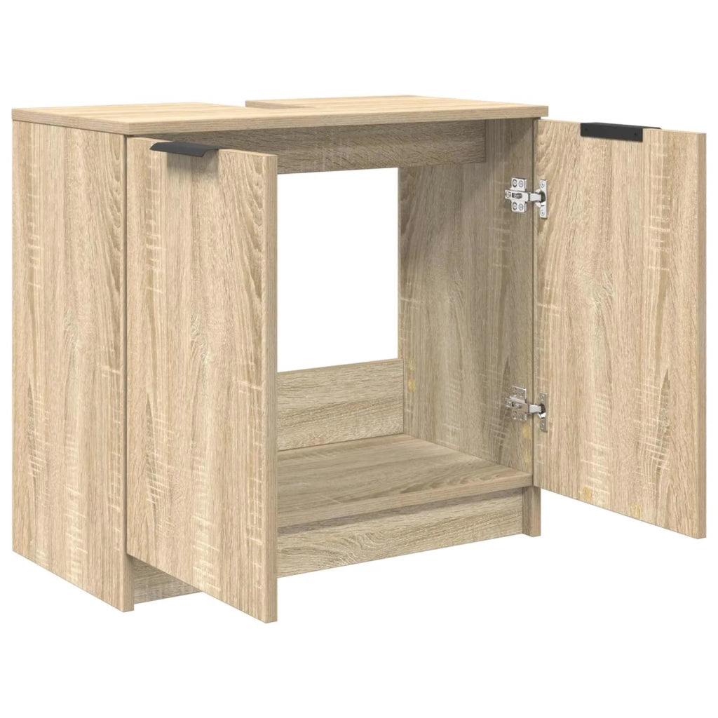Mobile da Bagno con porta Rovere Sonoma 64,5 x 33,5 x 59 cm