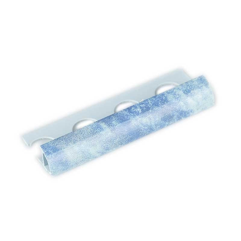 Profilo proteggi angolo marmorizzato in pvc h10mm 2,6 metri : Colore - Verde