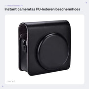 Borsa per Fotocamera in PU con Fodera in Pelle - Supporto per Spalla - Tasca di Protezione - Per SQ6 - Leggero - Sostenibile