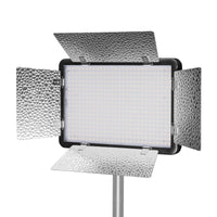 Set 2 Luci a pannello LED per fotografia 500 Versalight da 32 W e 2 cavalletti fotografici, Lampada con 5600 K per foto e video, con telecomando