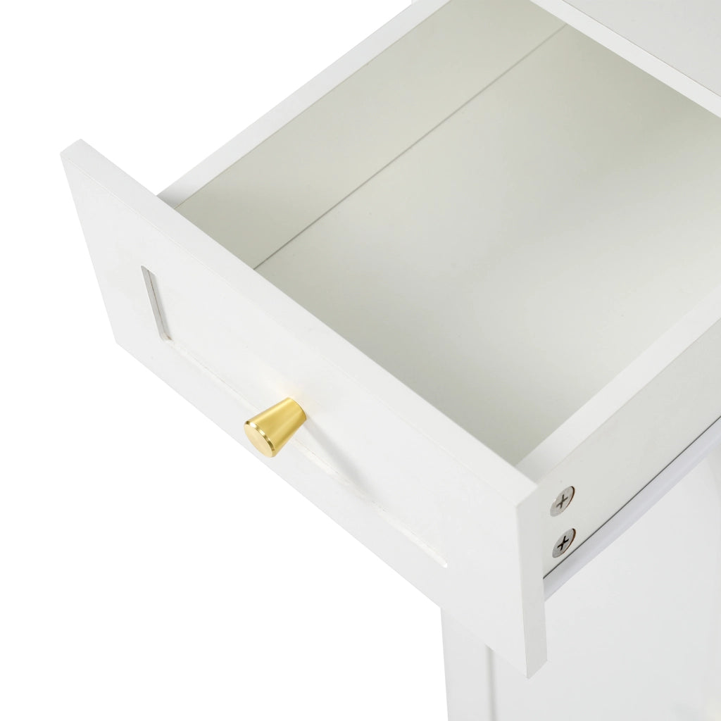 Mobile da ingresso con panca, 2 cassetti, 4 ganci e 6 ante, bianco, 110 × 37 × 180 cm