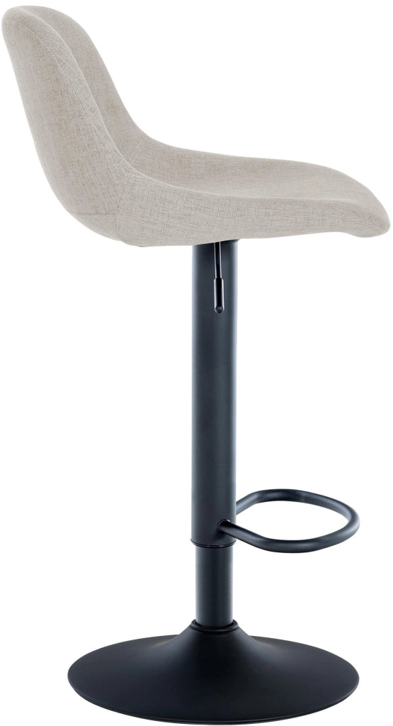 Sgabello da bar 2er Loft crema,Tessuto
