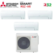 Condizionatore Trial Split Mitsubishi Electric Smart Hr 9000+12000+12000 con MXZ-3HA50VF Wi-Fi Optional R-32