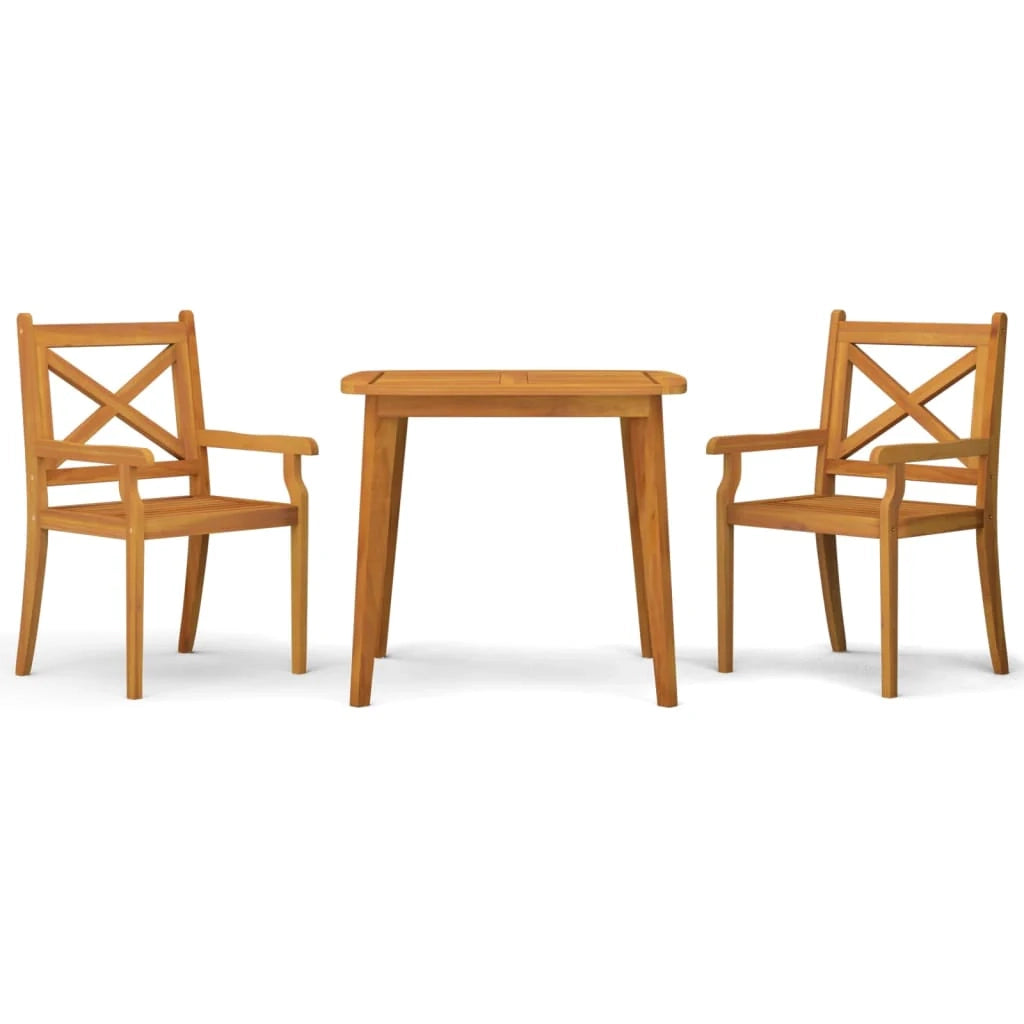 Set da pranzo da giardino per esterni 3 pezzi in legno massello di acacia 02_0013596