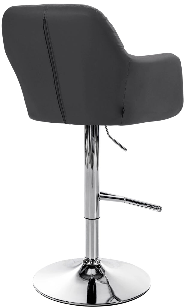 Barhocker Natoma Kunstleder chrom