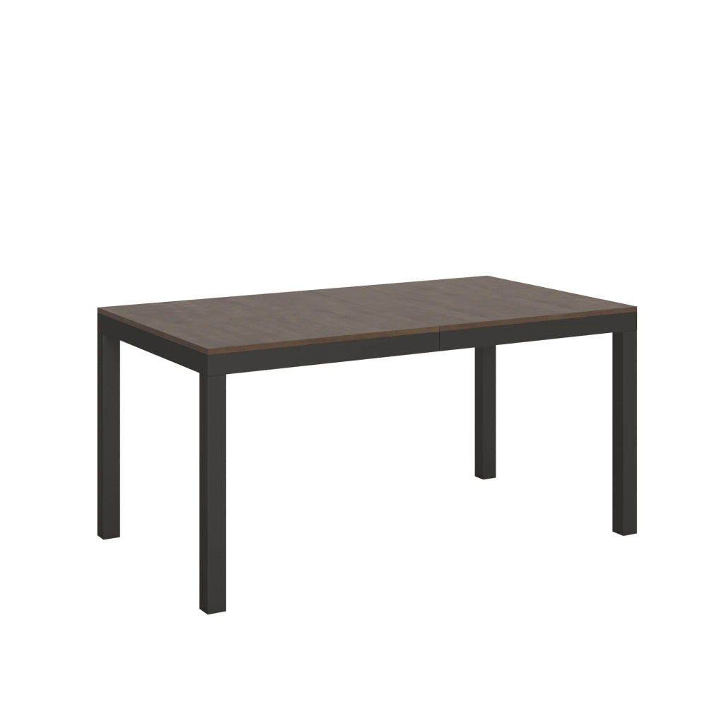 Tavolo allungabile 90x160/420 cm Every Evolution Noce telaio Antracite