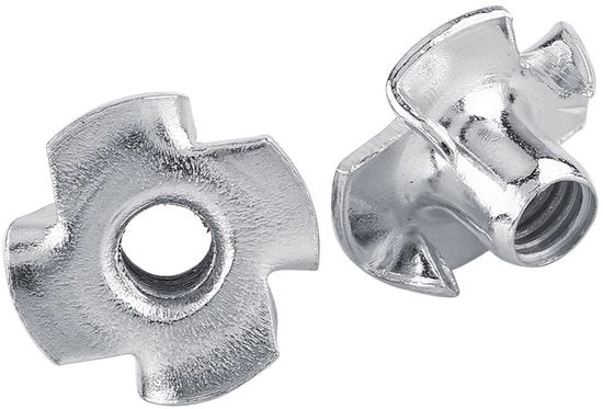 Viti a carbonio inox verzincate - viti a carbonio per mobili - viti a carbonio per falegnameria - M3 (50 pezzi) - buschetta a vite con dado robusto - facile da installare