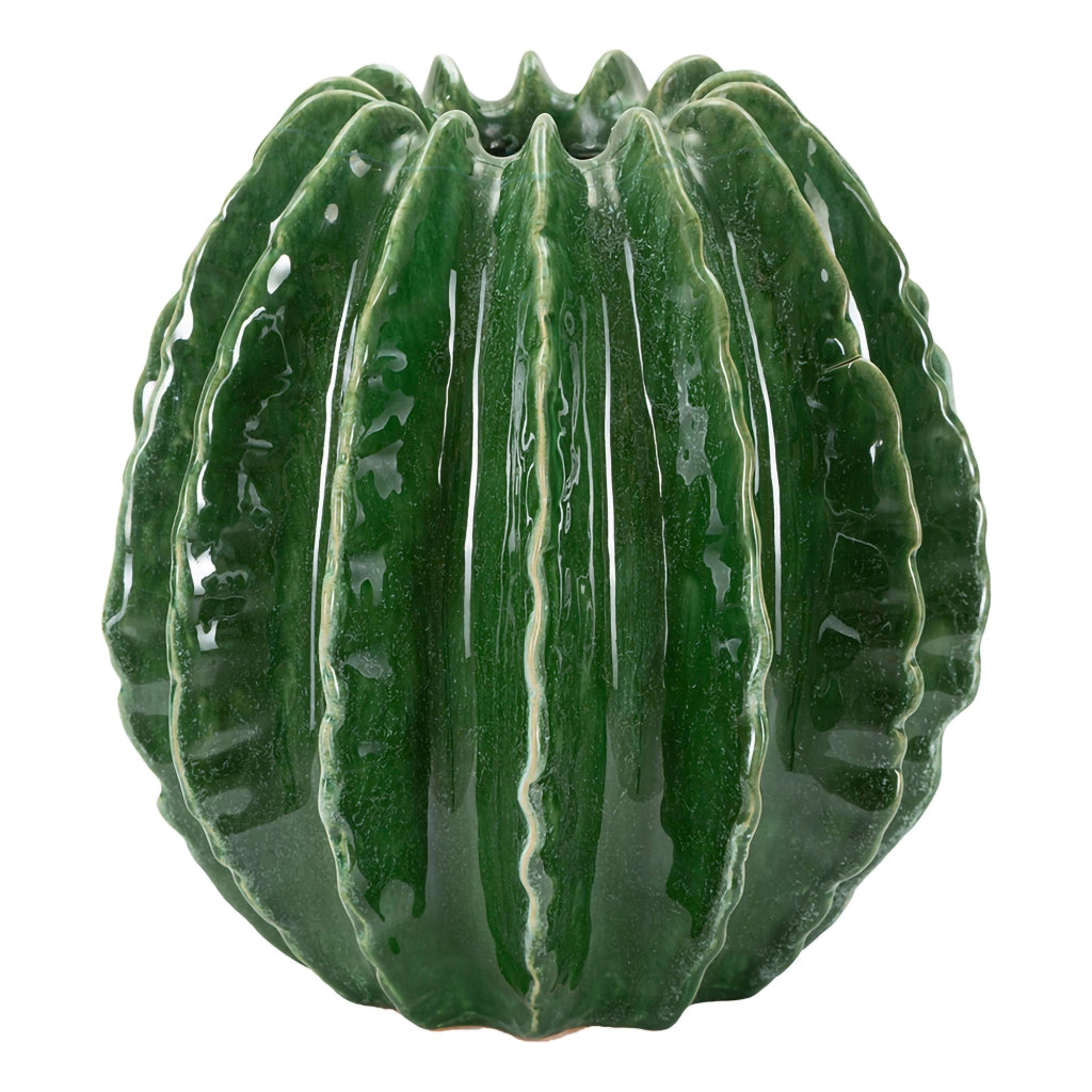 Fafamofa, Vaso Disegno con Cactus, Verde