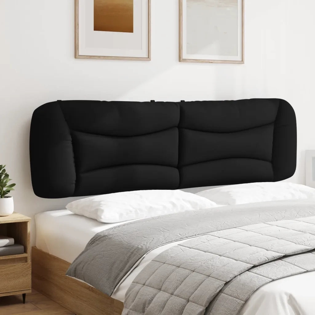 Cuscino Testiera-Cuscino per Testiera Hvar Nero 193 cm in Similpelle