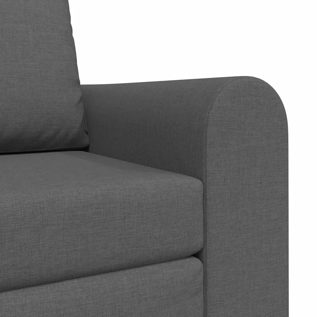 Divano letto-Sofa Letto-Daybed Grigio scuro 98 x 71 x 83 cm Tessuto