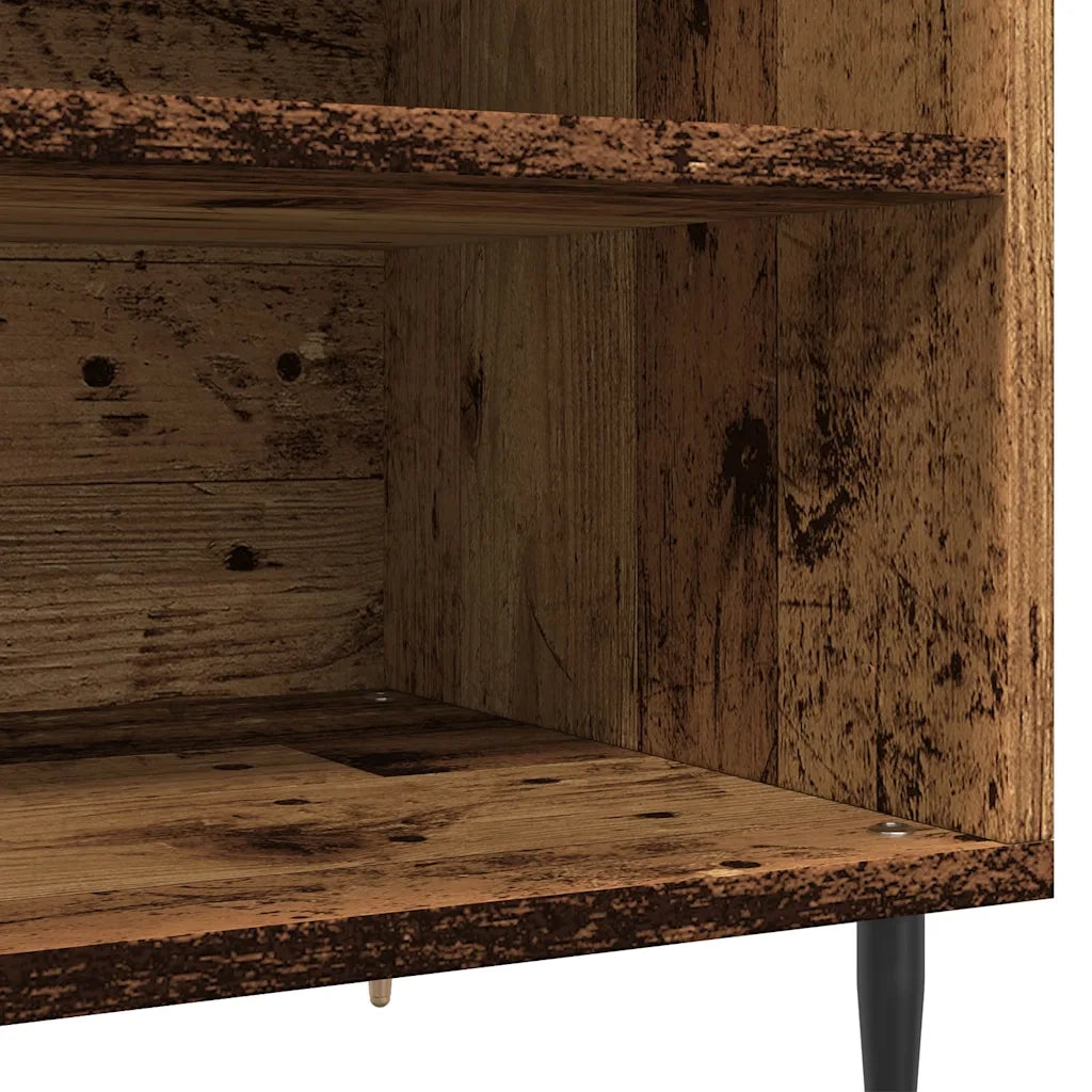 Mobile Porta Dischi Legno Antico 84,5x38x48cm Legno Multistrato 857240
