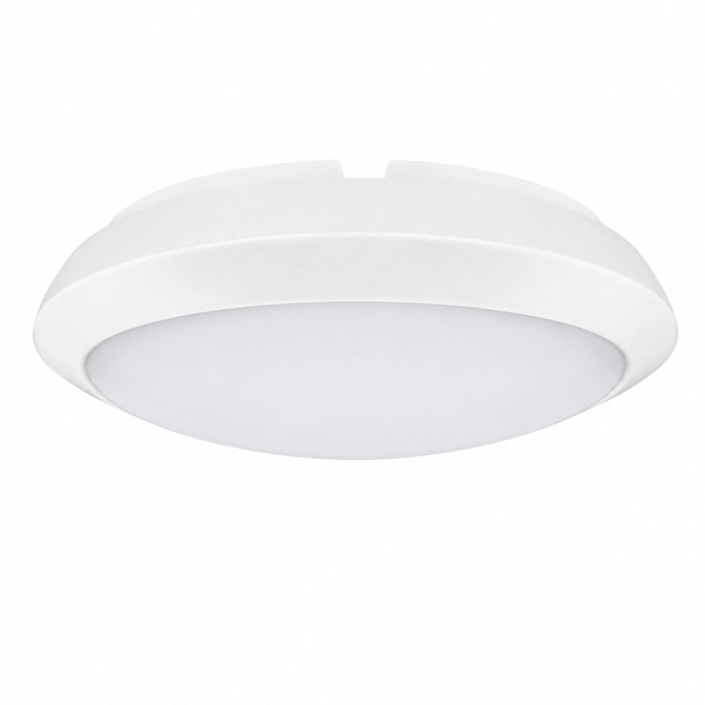 PLAFONIERA OVALE CON PORTALAMPADA E27 PARETE/SOFFITTO SONJA OVAL- - 1xE27 max 20w - ø mm.290x200x100 - colore bianco - 1 pezzi AIRAM