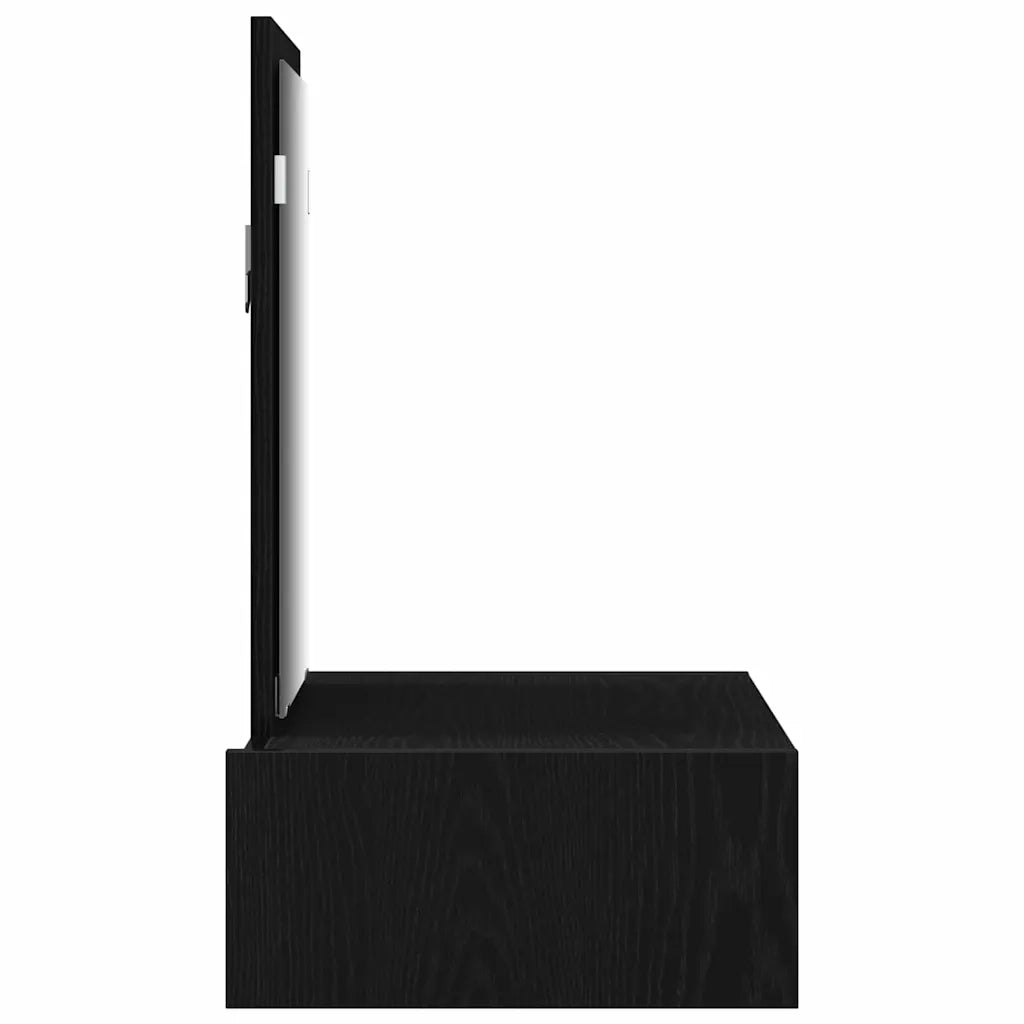 Tavolo da Trucco Nero 60 x 40 x 70 cm Legno multistrato 865191