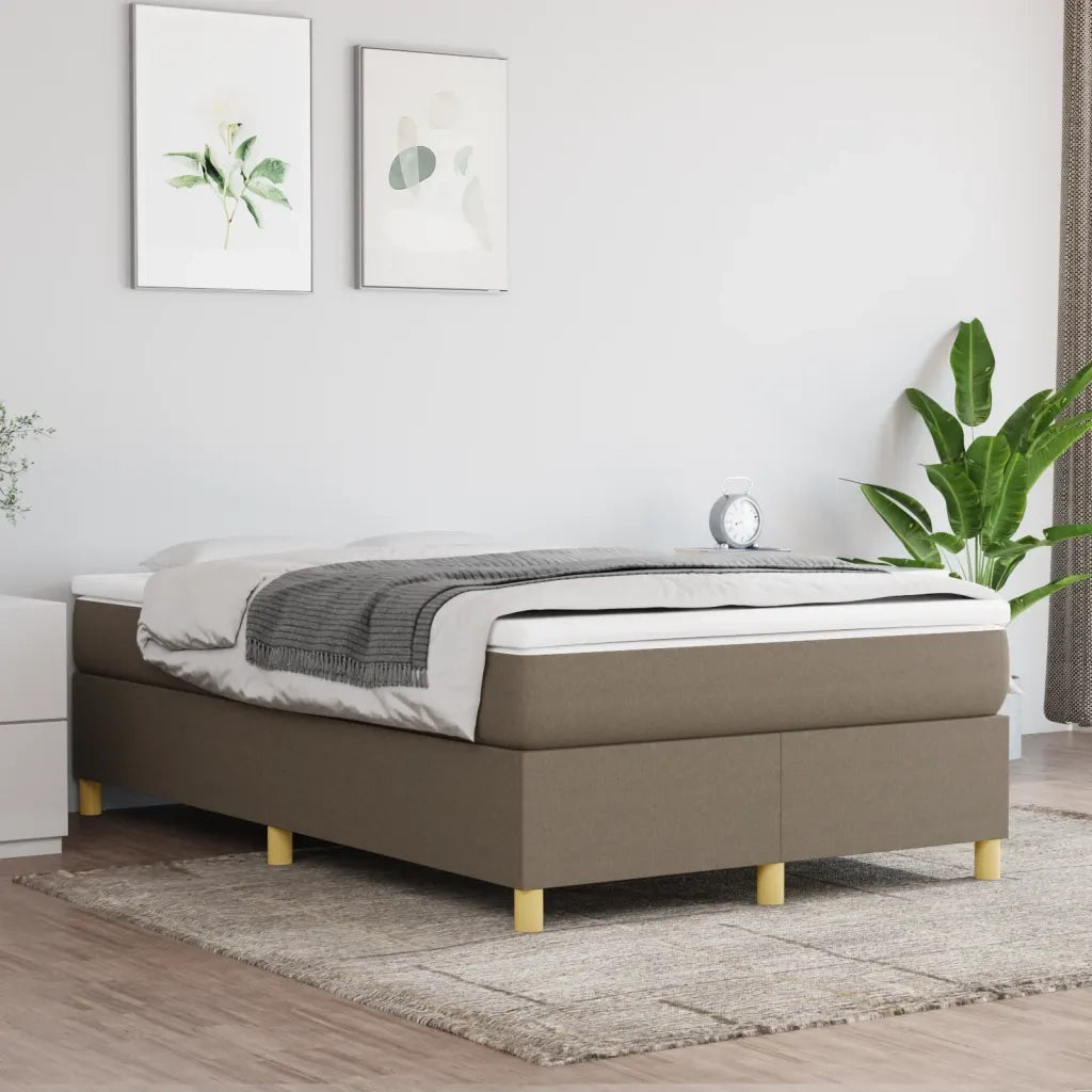 Struttura Letto a Rete a Molle Tortora 120x200 cm Tessuto 3120949