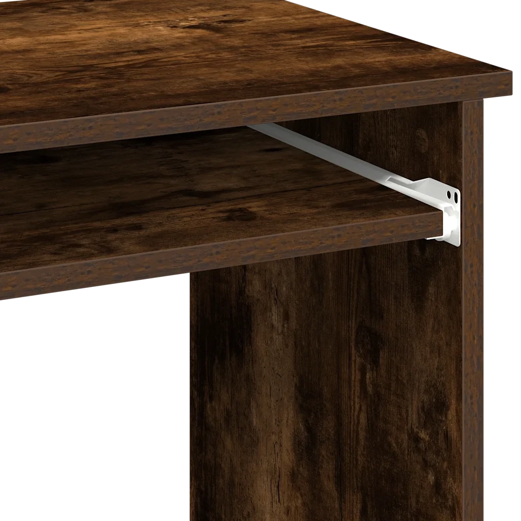 Scrivania Mensole Rovere Fumo 84x40x78 cm Legno Multistrato 860449