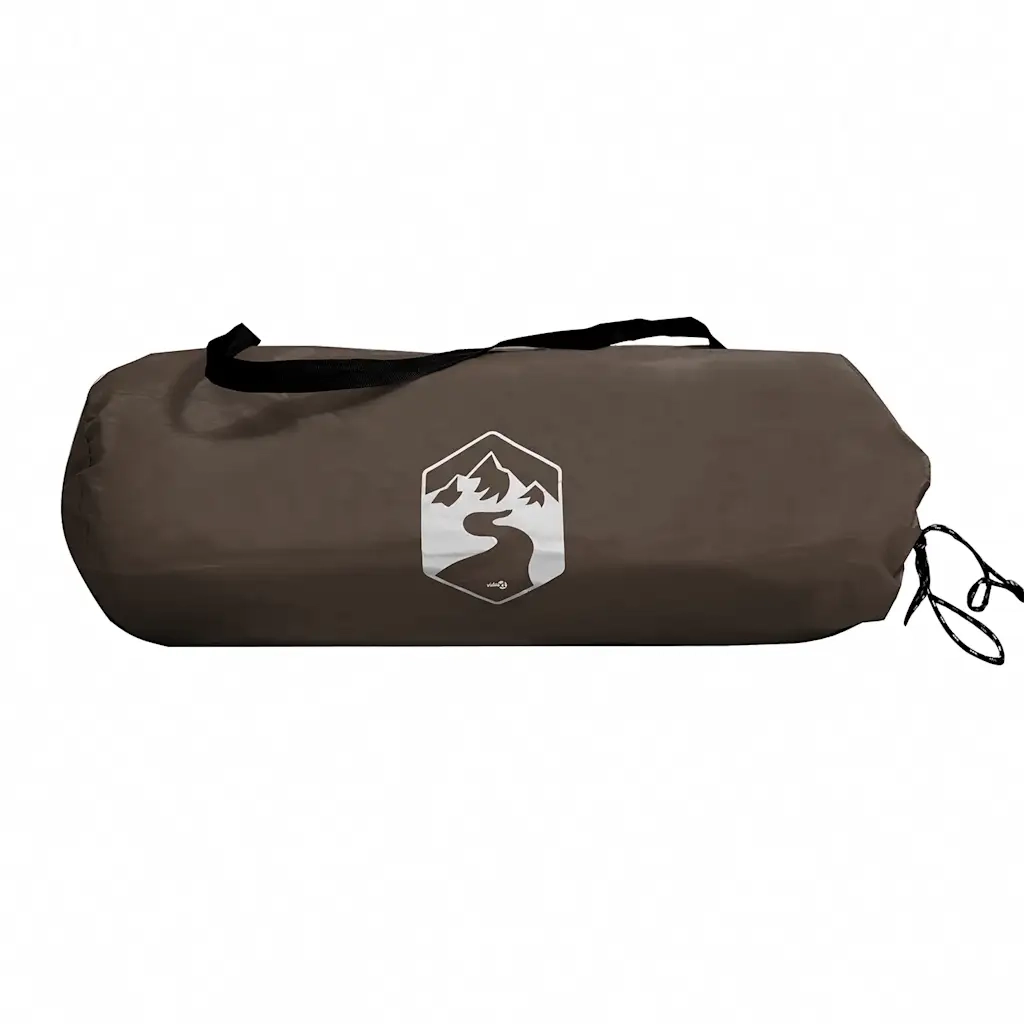 vidaXL Tenda da Pesca per 3 Persone Marrone Impermeabile