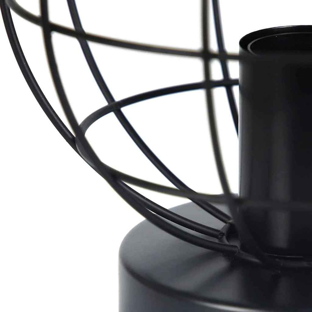 ZMH Lampada da soffitto metallo nero stile industriale retrò attacco E27 per corridoio cucina camera da letto soggiorno