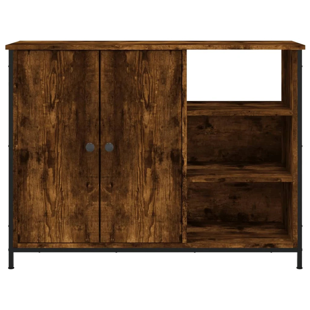 Buffet credenza cassettiera armadio mobile contenitore organizer per cucina soggiorno salotto 100 x 33 x 75 cm legno ingegnerizzato marrone 02_0030827
