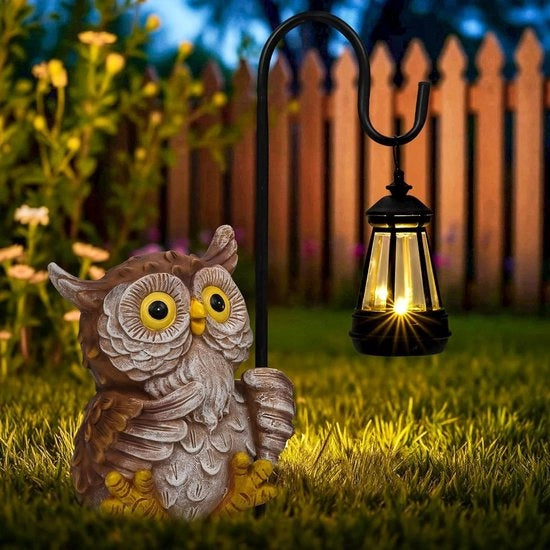 Lampade da Giardino Uccello Decorazioni per Esterno Decorazioni per Terrazza Regali Unici per Donna Madre Decorazioni con Olifante