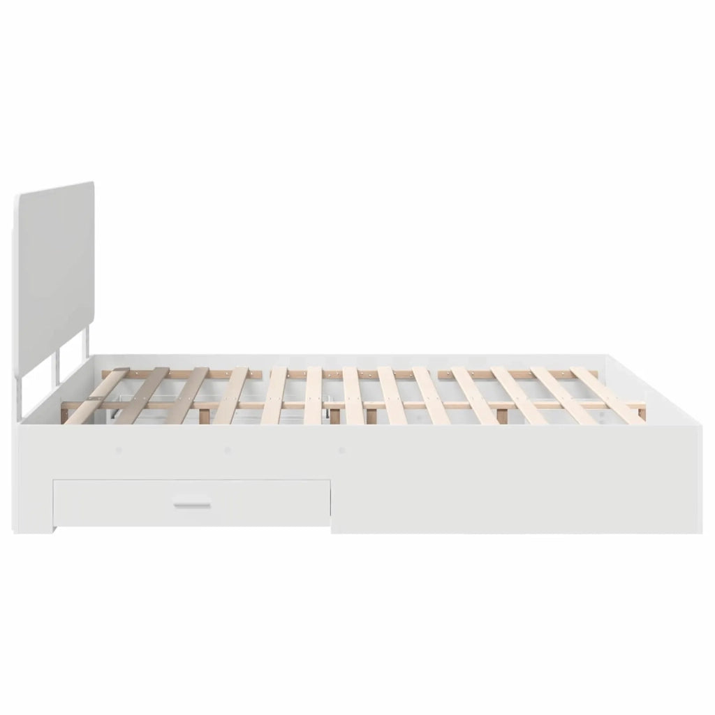 Struttura del letto Bianco 180 x 200 cm Legno multistrato