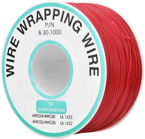 Cavo di rame per riparazioni di schede stampate - anti-ossidazione - 300m - buona conducibilità elettrica - 30AWG - adatto per elettronica